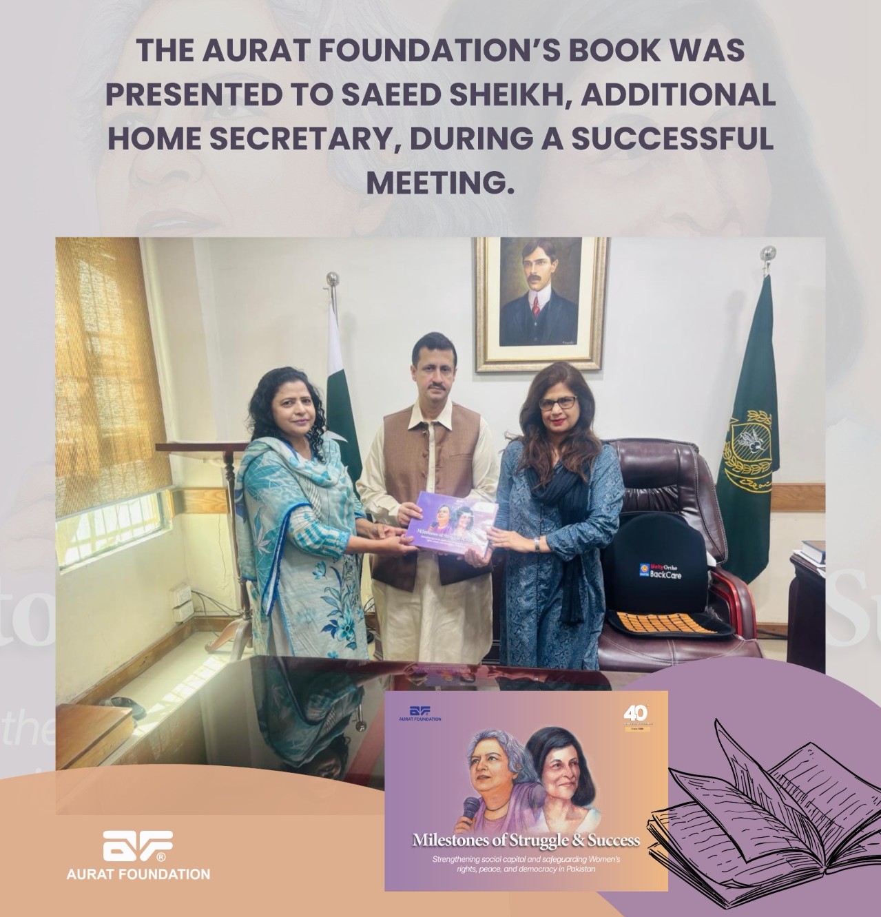 Book presentation ceremony.