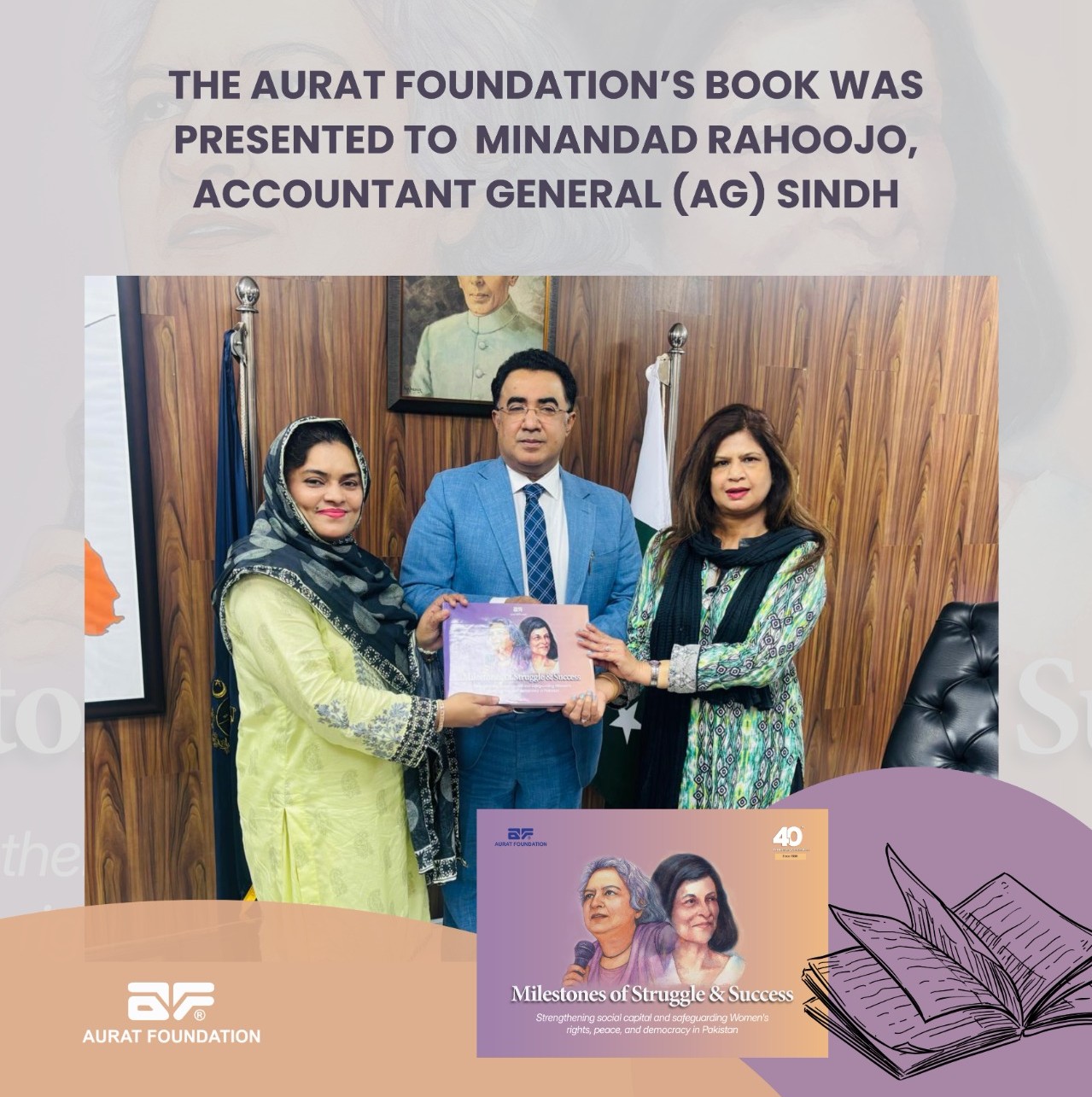 Book presentation ceremony.