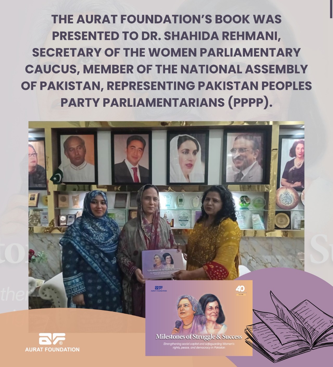 Book presentation ceremony.