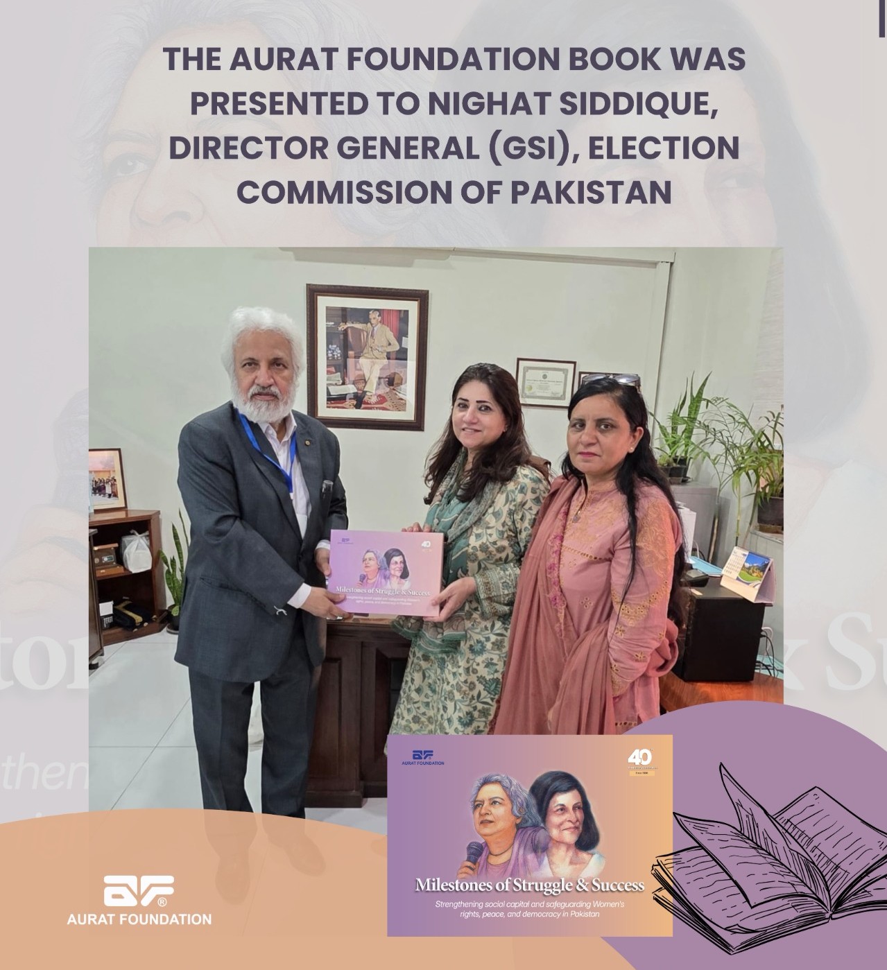 Book presentation ceremony.