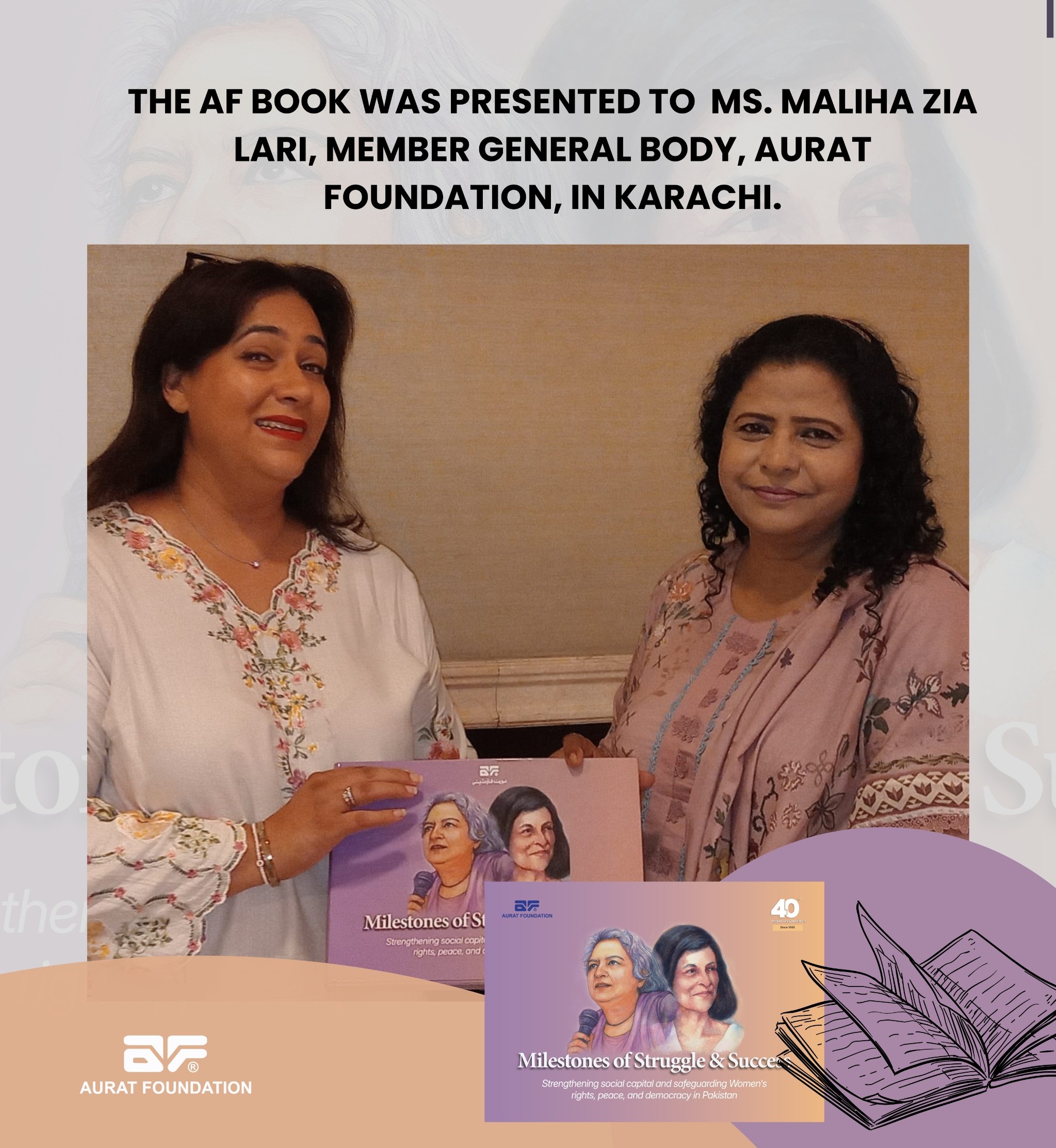 Book presentation ceremony.
