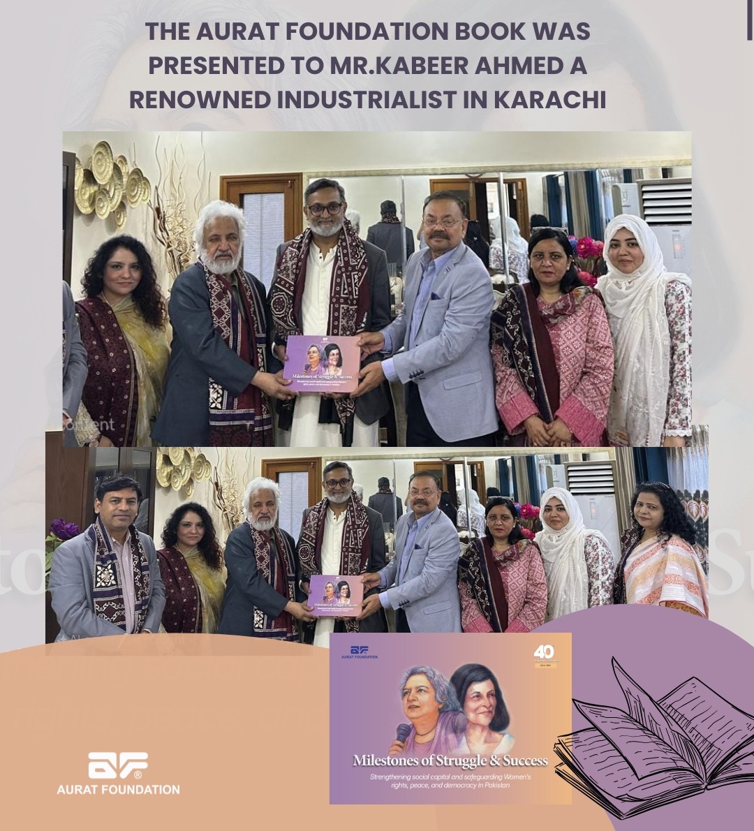 Book presentation ceremony.