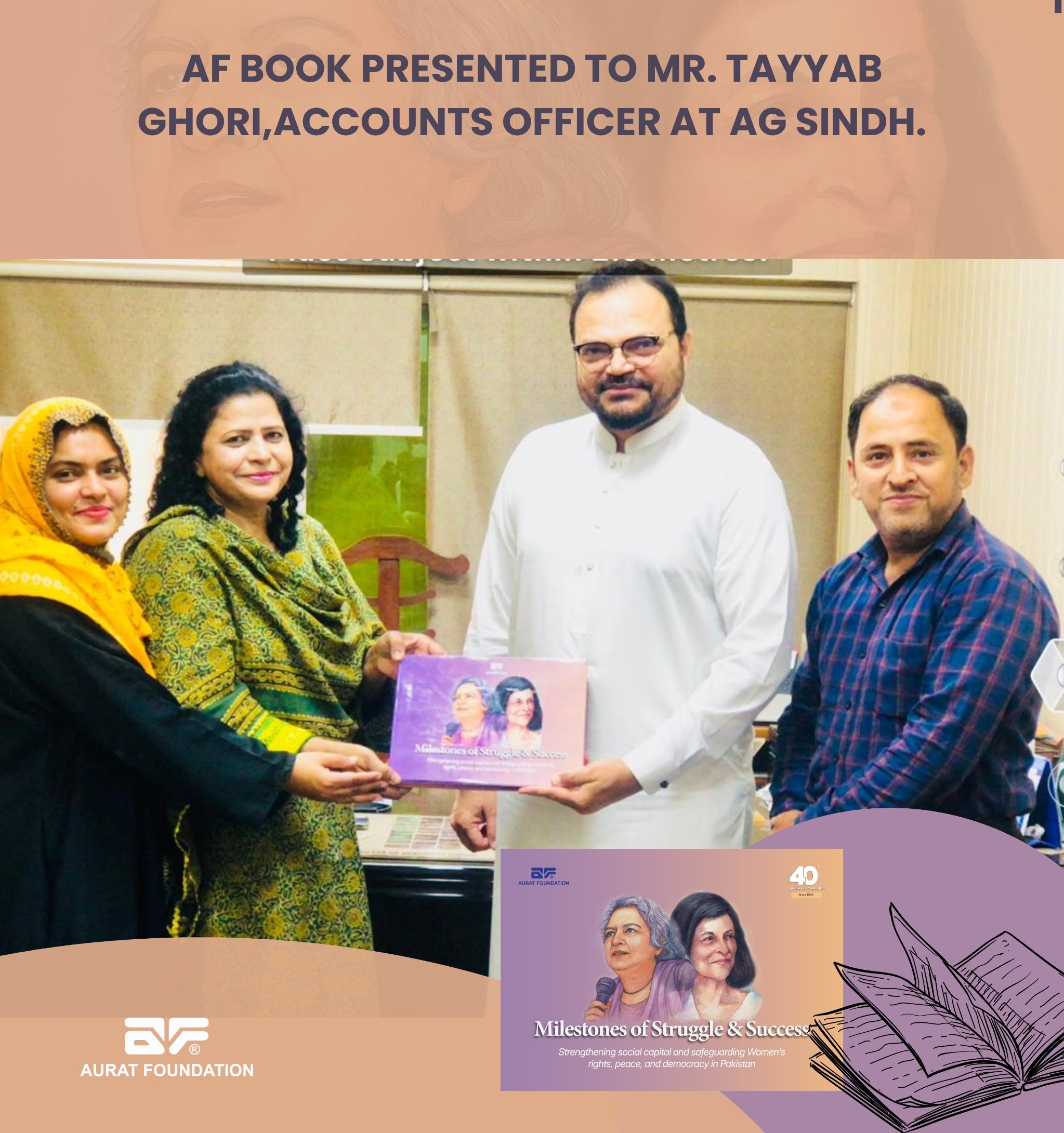 Book presentation ceremony.