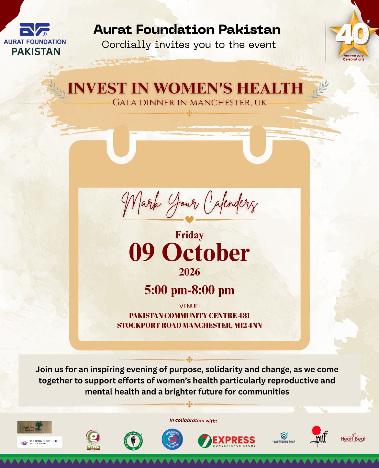 Fundraising Dinner — Manchester