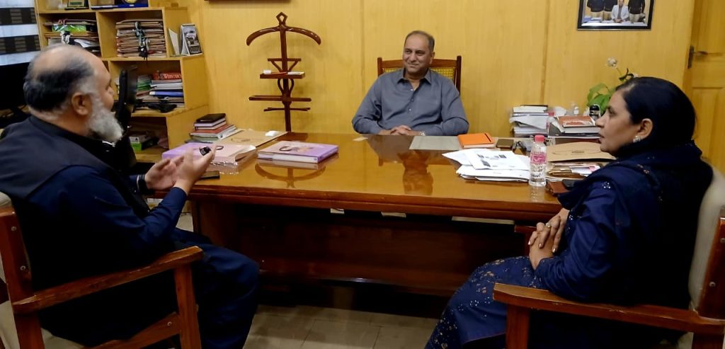 Meeting with Ziaullah Khan Tareen, DIG Prisons