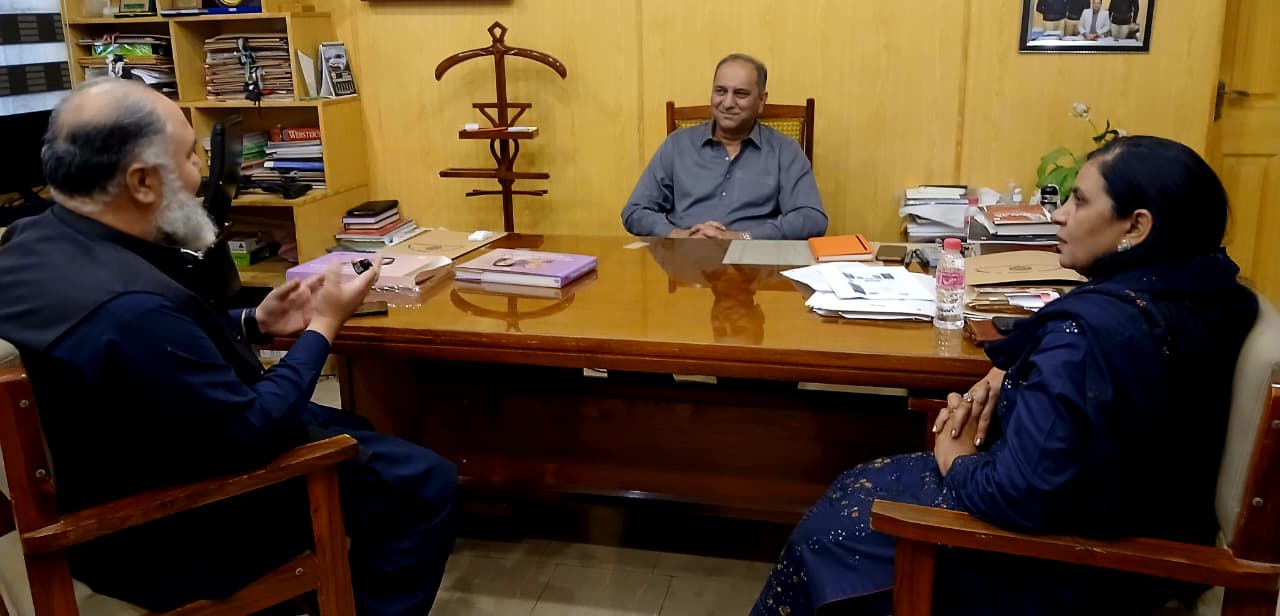Meeting with Ziaullah Khan Tareen, DIG Prisons