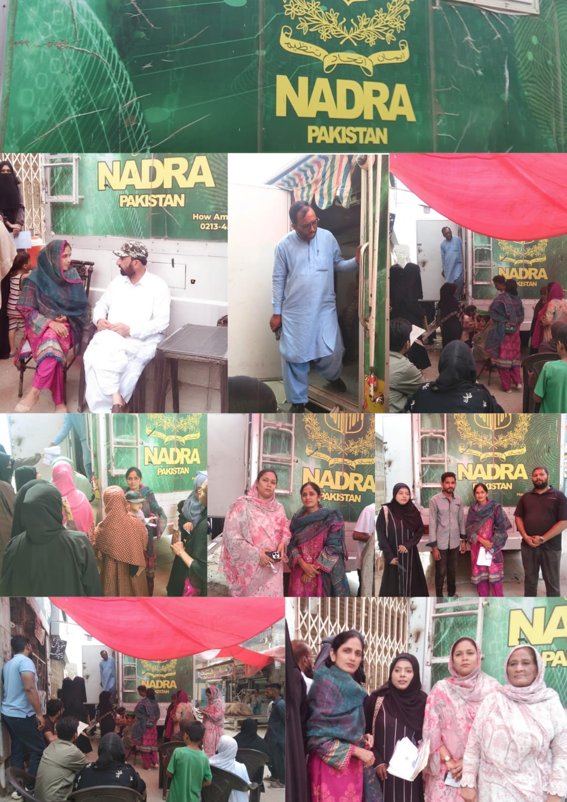 NADRA Mobile Registration Van (MRV) – NIC Registration Activity at District Karachi West