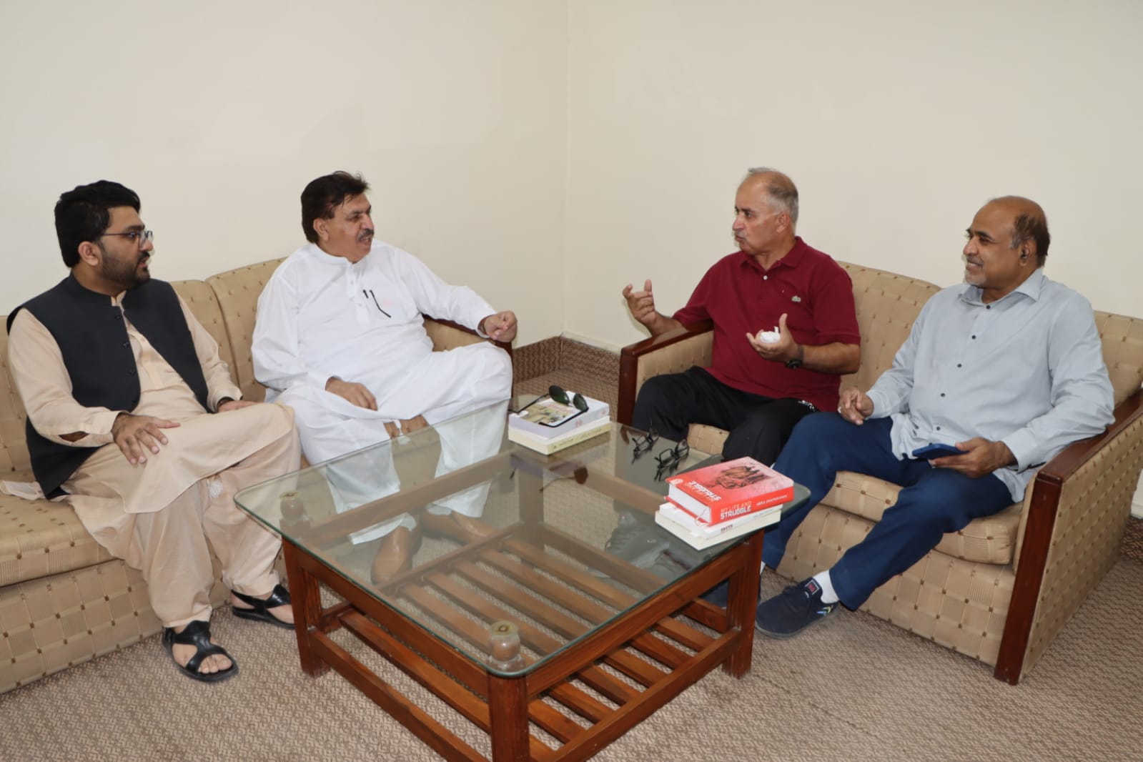 AF Islamabad Team Meeting with Awami National Party (ANP) Leaders