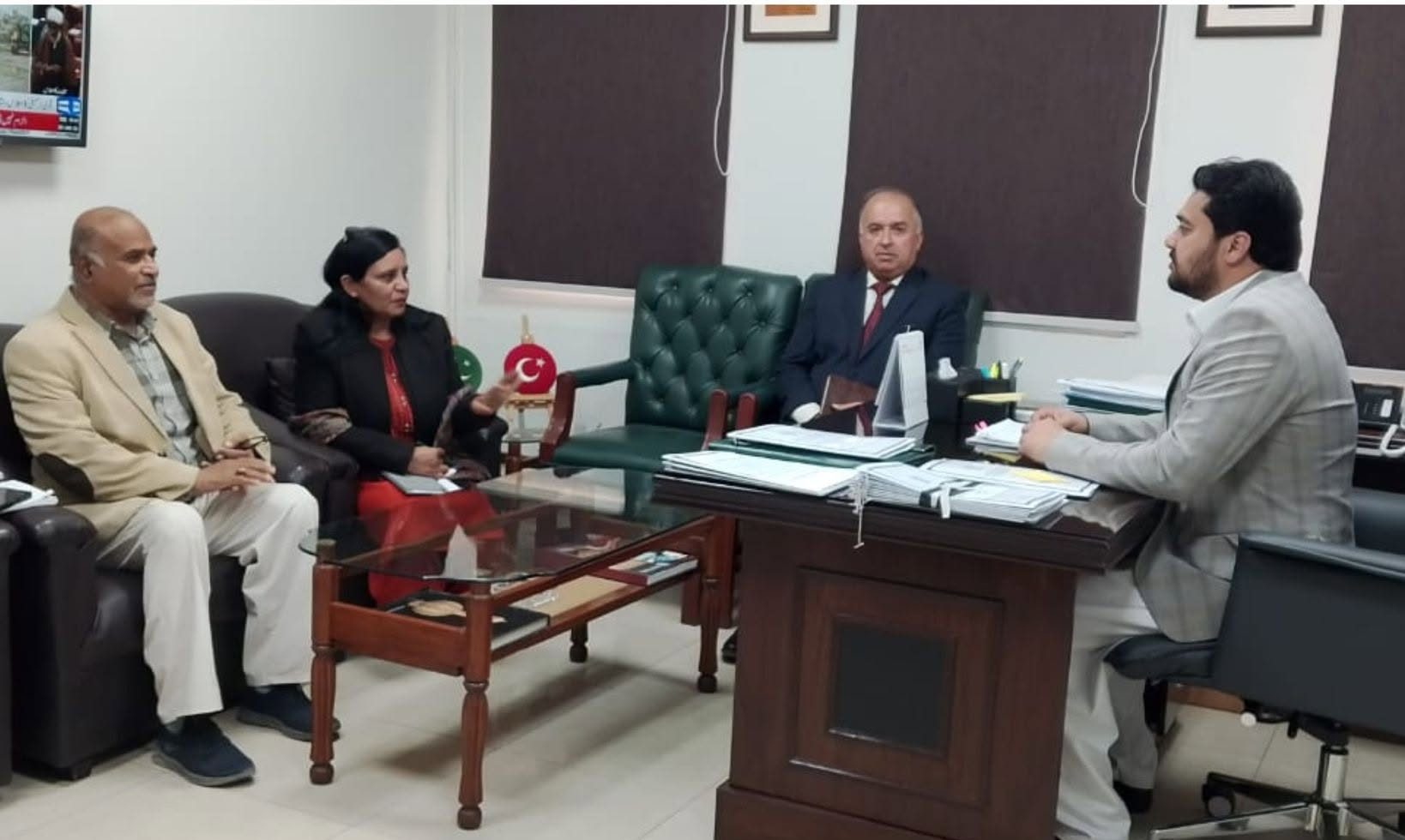 Aurat Foundation Islamabad team conducted a successful and productive meeting with the leadership of the Muttahida Qaumi Movement (MQM)