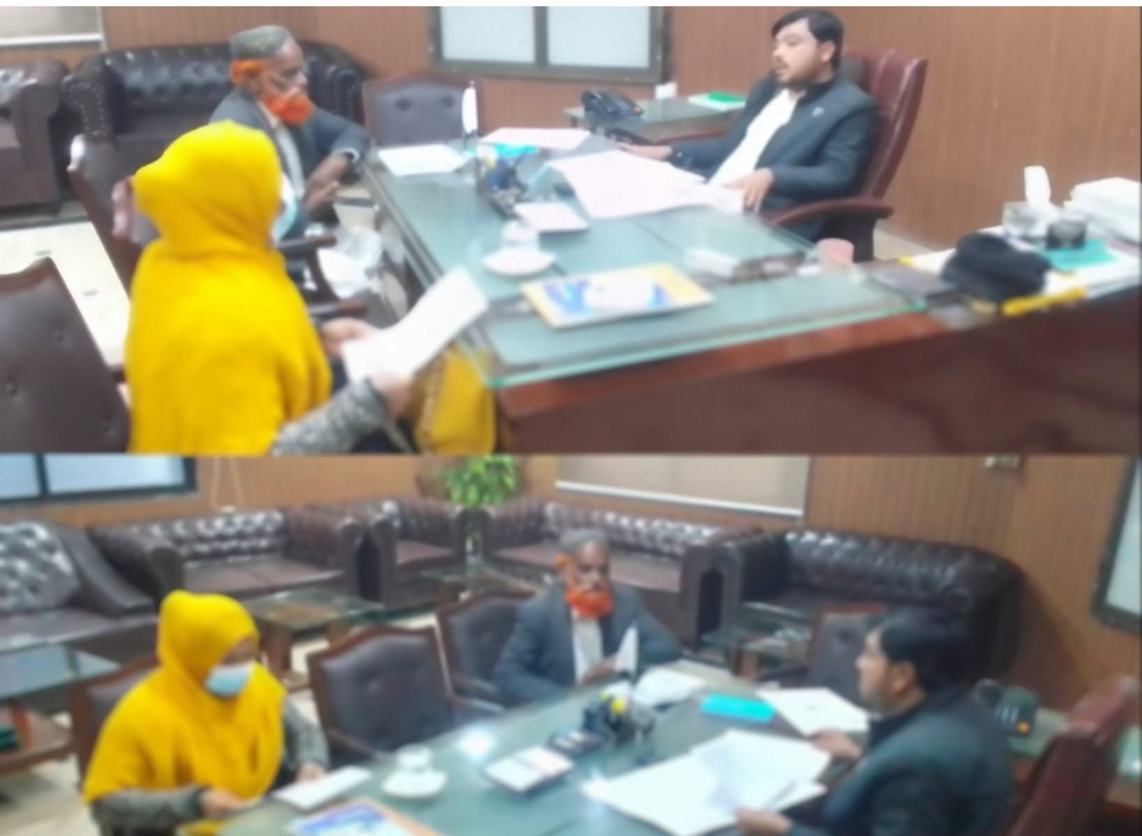 Meeting with Mr. Abdul Majid Abbasi, District Election Commissioner