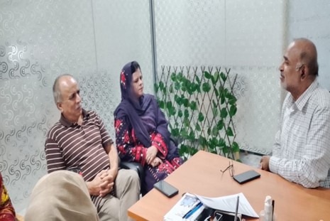 Meeting with Ms. Yasmeen Lehri, Member CEC National Party 