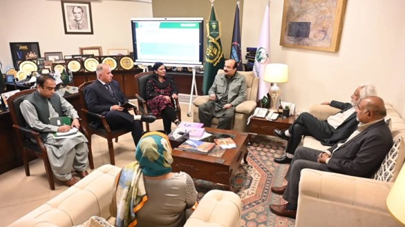 Meeting with PML-N’s Rana Mashhood Ahmad Khan and Rabia Naseem Farooqui