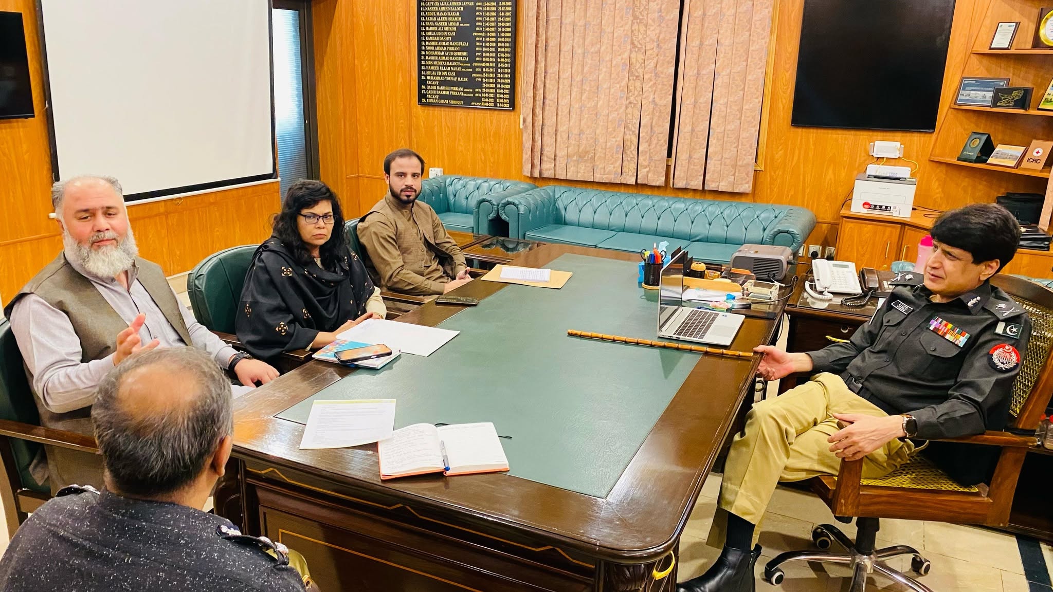 Meeting with the Newly Appointed Inspector General Prisons, Capt (R) Abdul Saeed Naveed