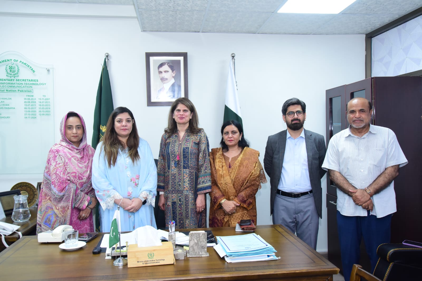 CTFK and AF delegation with Ms. Sabheen Ghouri